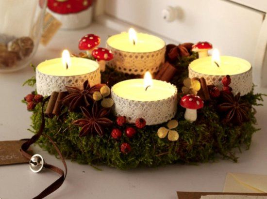 Christmas candle decoration ideas 4