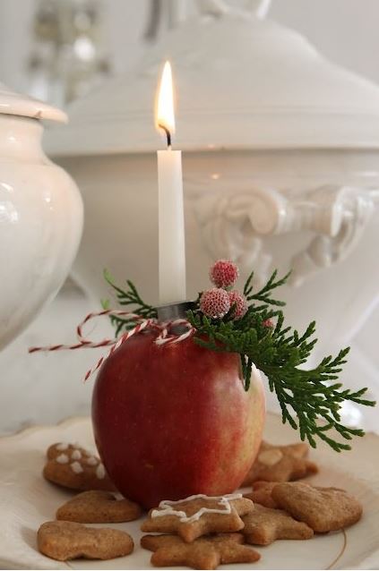 Christmas candle decoration ideas 7
