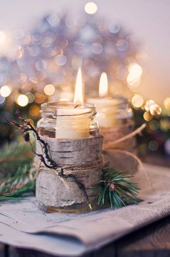 Christmas candle decoration ideas 3