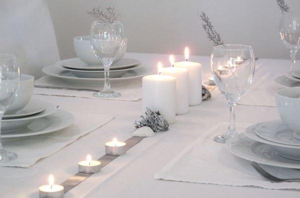 christmas table setting