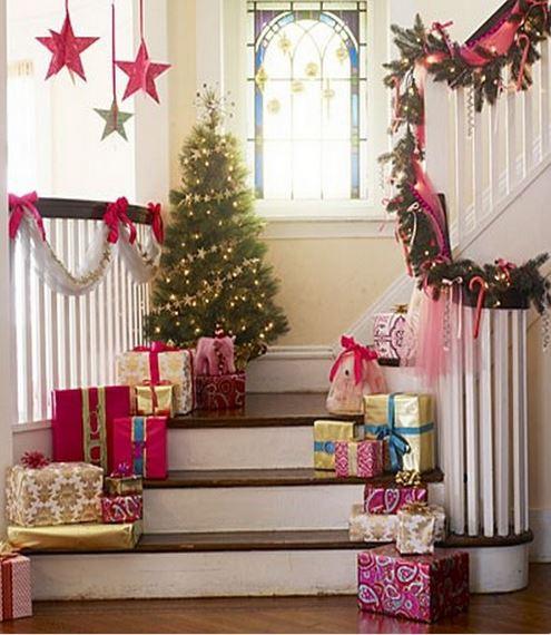  Christmas stairs decoration 9