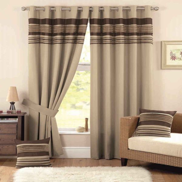 brown-curtain-and-drapes