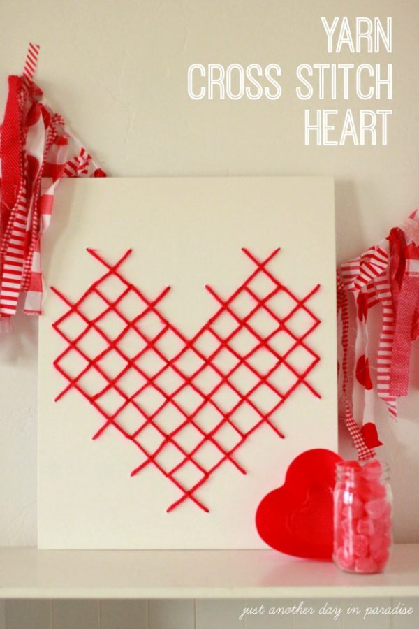 Yarn-Cross-Stitch-Heart
