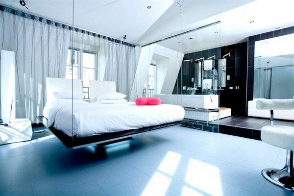 modern platform bed