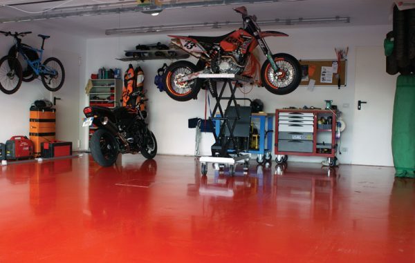 painting a garage floor