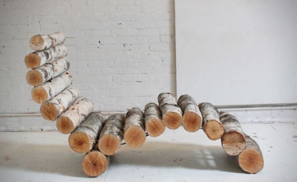 Rustic chaise longue crafted by simple DIY method -13