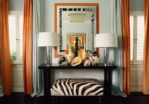 zebra print home decor