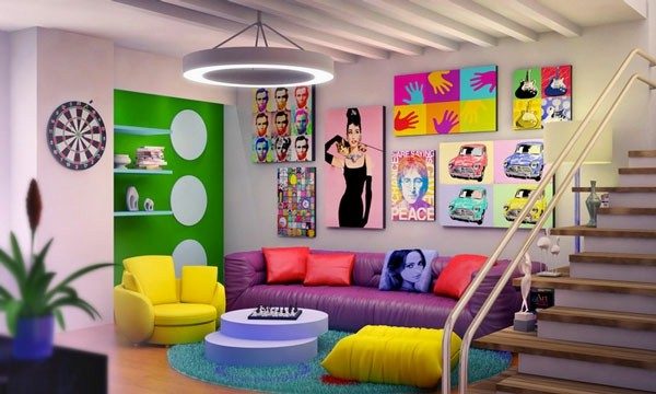 colorful living room ideas