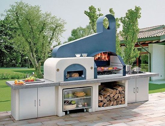 small outdoor kitchen
