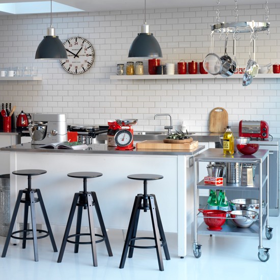 industrial style kitchen