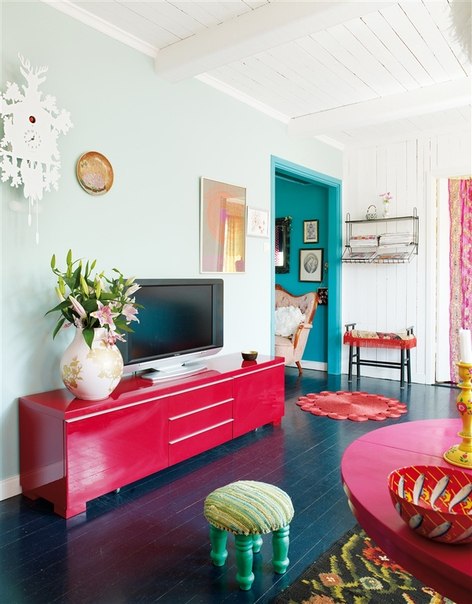 multi color living room