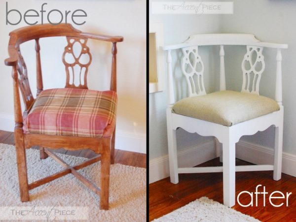 painted furniture before and after