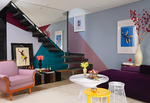 colorful living room