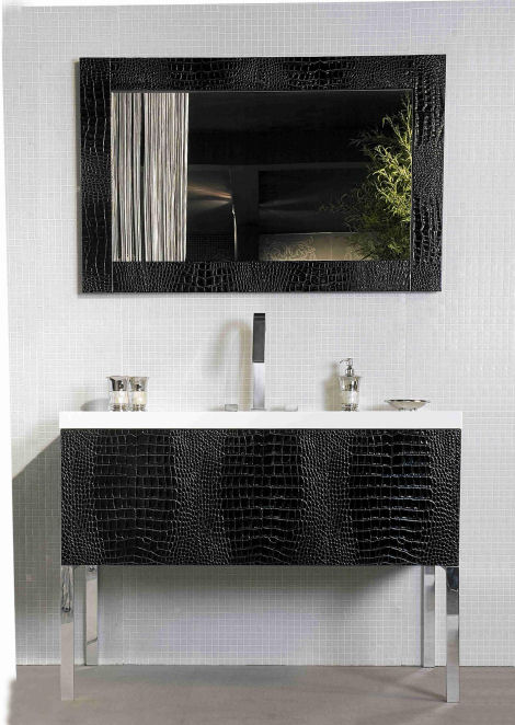 animal print bathroom