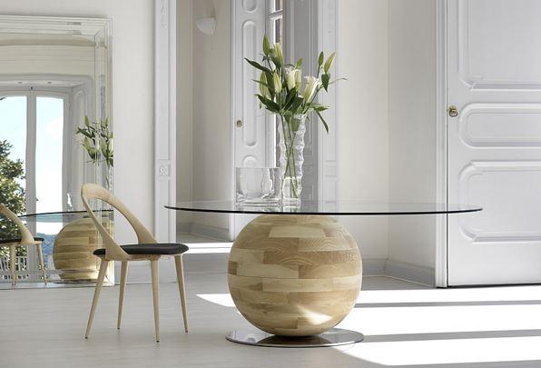curved glass coffee table