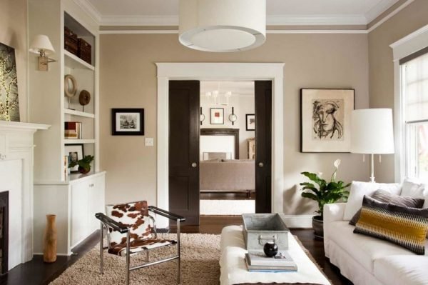 beige living room walls