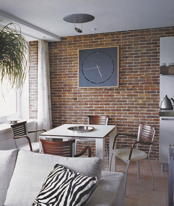 indoor brick wall