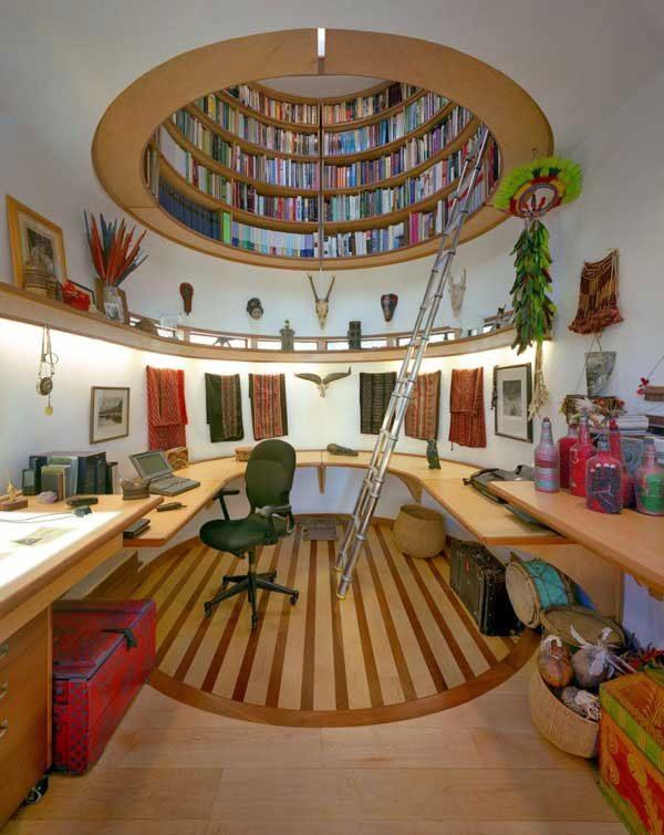 Home library decor