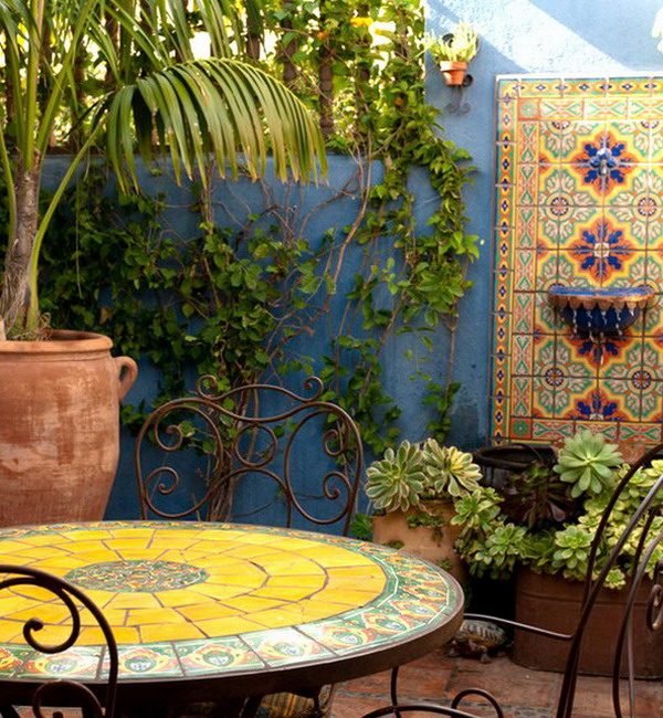garden wall mosaics