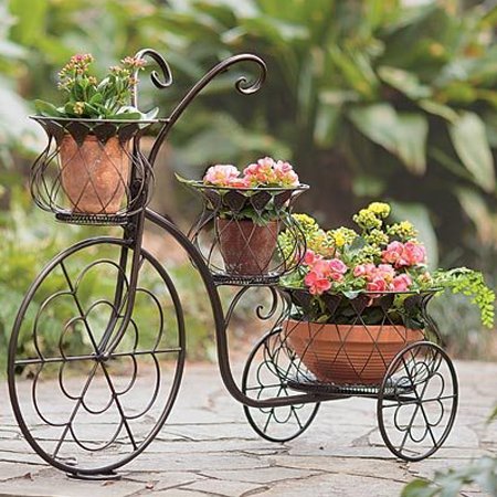 bicycle plant stand