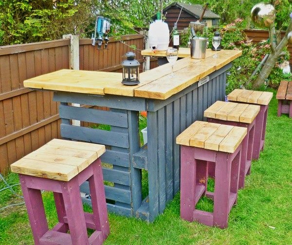 pallet garden furniture ideas