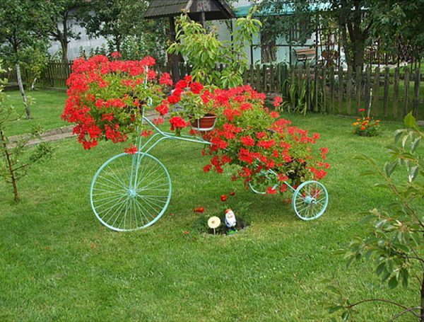 bicycle flower pot holder