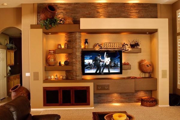 living room tv wall design