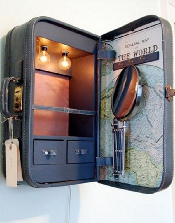 ideas for old suitcases