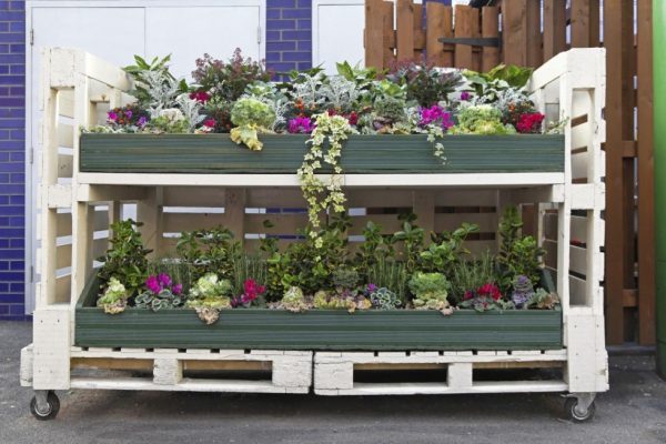 how to make a pallet garden