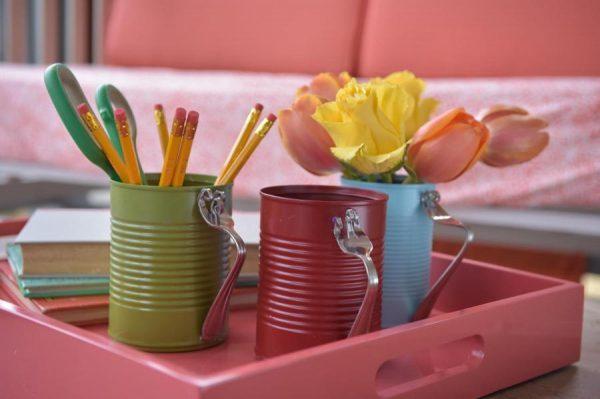 diy crafts with tin cans