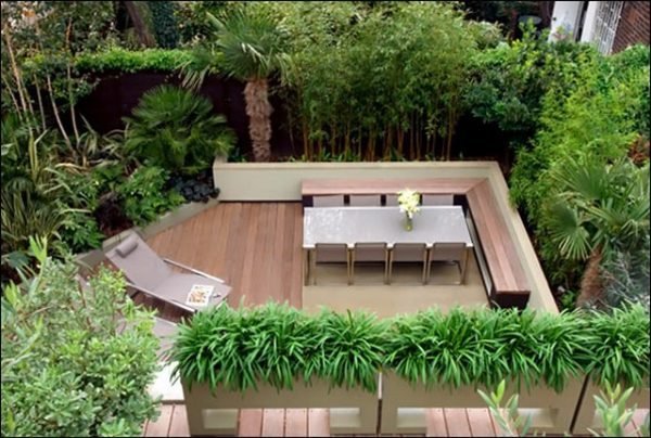 small modern garden design