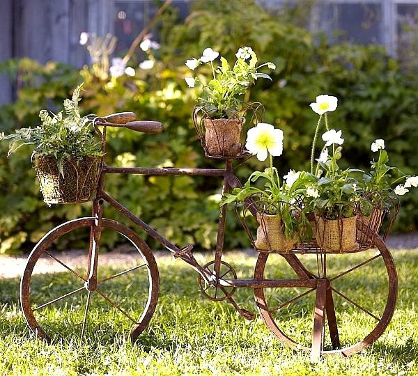 bicycle basket flowers