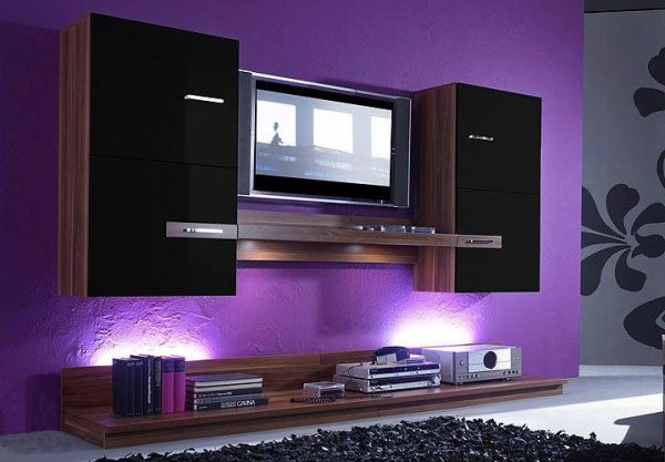 tv on wall design ideas