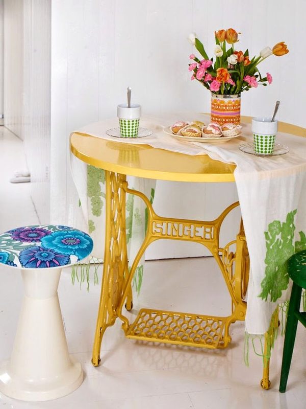 old sewing machine table ideas