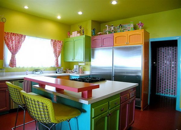 colourful kitchen designs