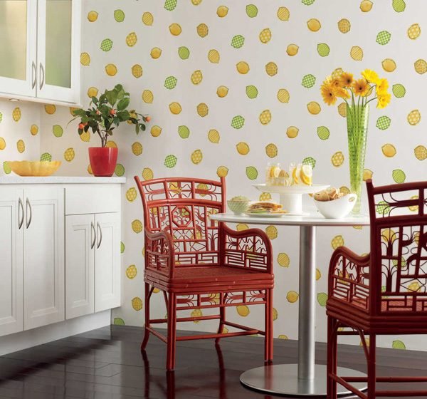 funky kitchen wallpaper