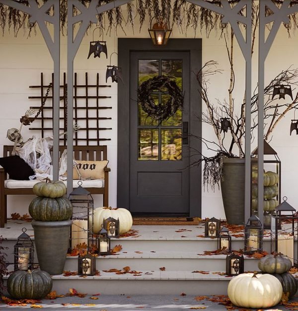 Front porch halloween decoration ideas