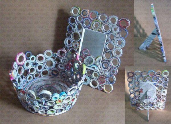 creative ways to recycle newspaper