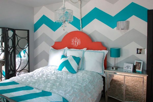 geometric bedroom 