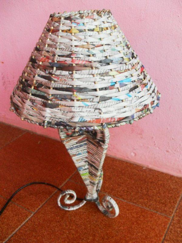 recycled newspaper crafts