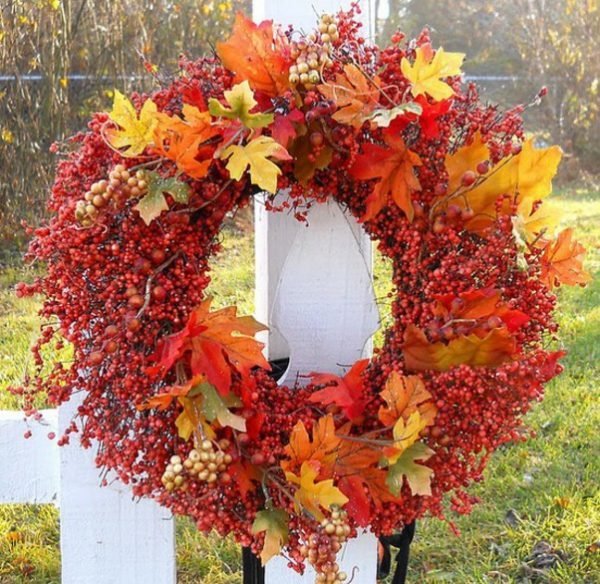 wreath fall