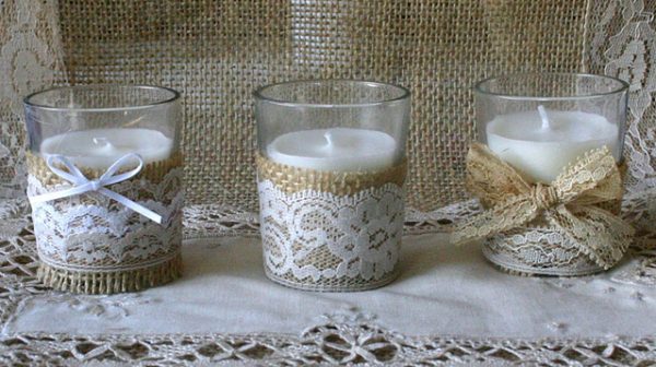 lace candle