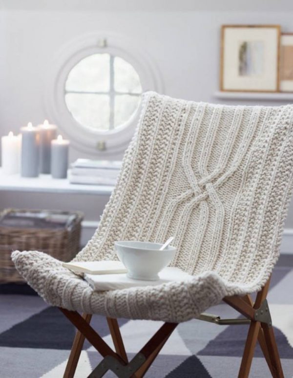knitted chair