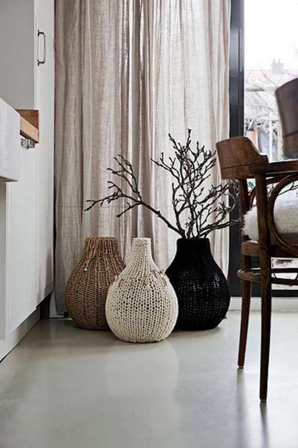 Creatice Floor Vase Decoration Ideas for Simple Design