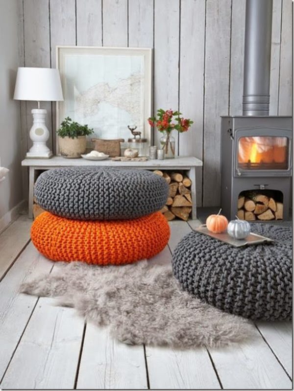 Knitted home decor