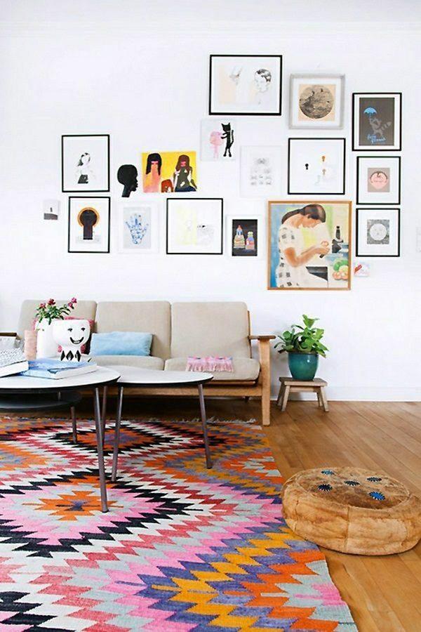 colorful kilim rug