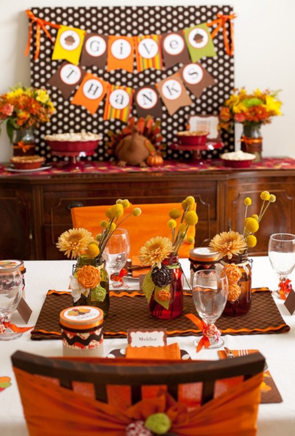 thanksgiving table decorations to make