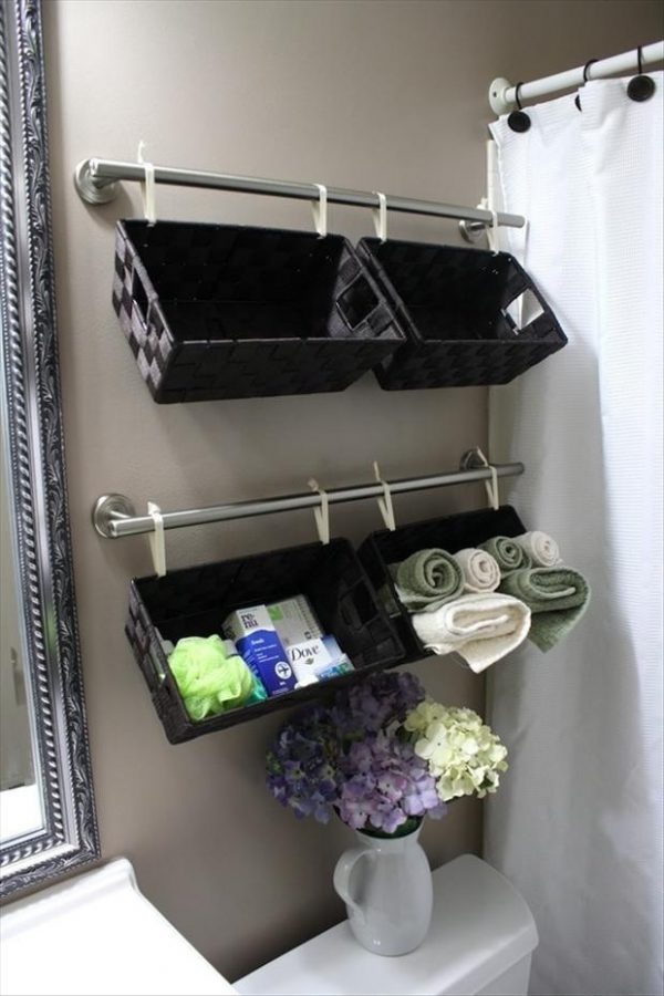 bathroom storage baskets 