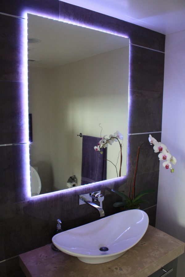 led lighting mirror