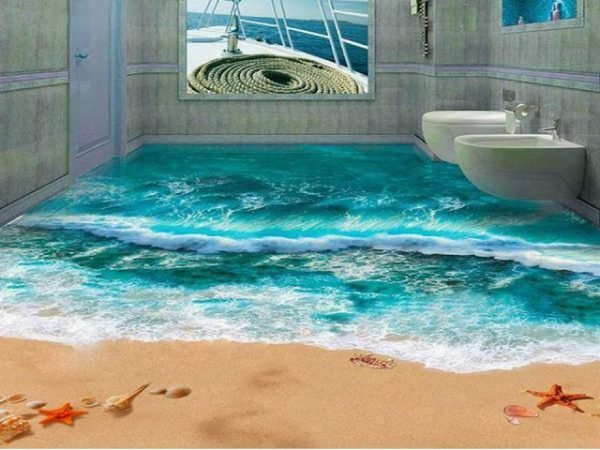 3d flooring for bathroom